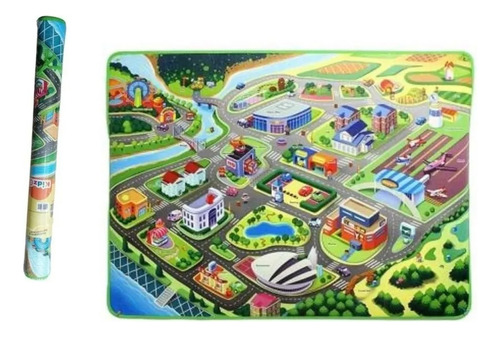 Tapete De Juego Enrollable Multiusos 120cm X90 Cm