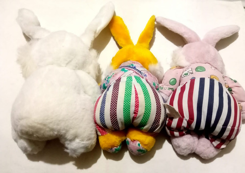 Peluches Conejos Precio X 3 Peluches (Usado)