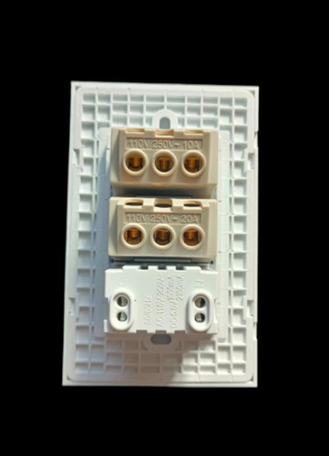 Kit C/4 Tomada 10/20 Ampêres Modular Dupla 2 Usb Carregador Branco