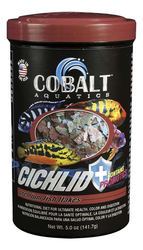 Cobalt Aquatics Cichlid Flakes 5 Oz.,natural,24002n