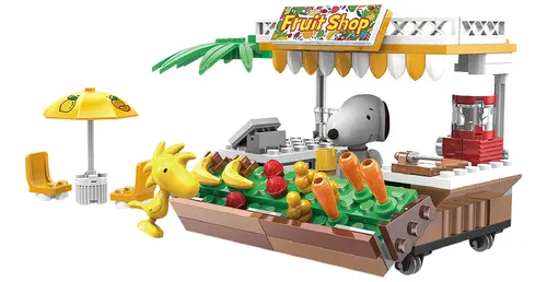 Miniso Bloques De Construcci n Snoopy Tienda De Frutas 141 P