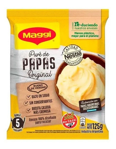 Oferta! Pure De Papas Maggi 125g Rinde 5 Porciones! Sin Tacc