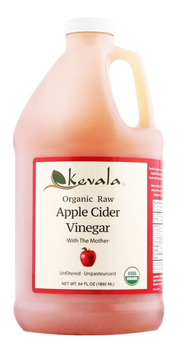 Vinagre De Manzana Orgánico Kevala 1.89 Litros