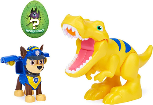 Paw Patrol Dinocachorros T-rex + Chase + Huevo Sorpresa