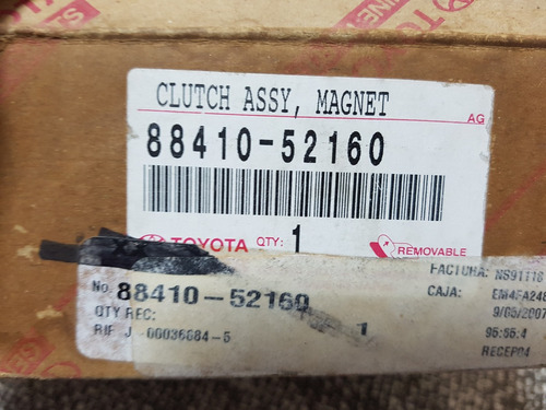 88410-52160 Clutch Compresor Aire Acondicionado Toyota Yaris