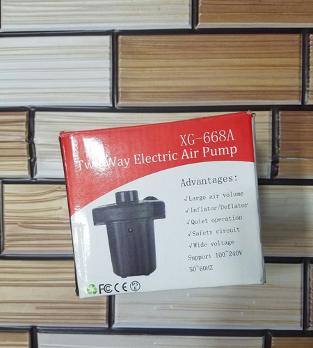 Imagen 4 de 5 de Bomba De Aire Eléctrica Para Inflar Y Desinflar