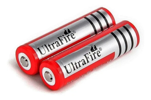 2 Baterias Litio Recargables 3.7v 18650 6800mah