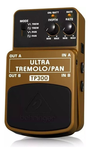 Pedal Guitarra Ultra Tremolo/pan Behringer Tp300 + Color Marrón