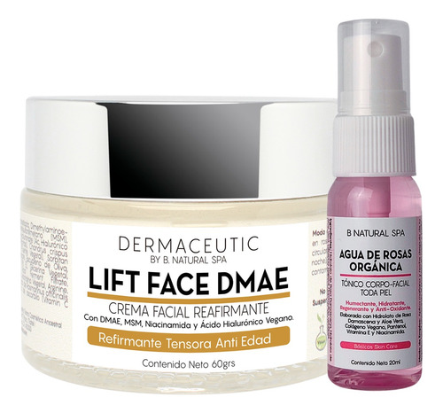 Crema Facial Reafirmante, Tensora Y Rejuvenecedora Dmae-msm