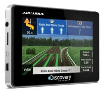 Comprar Gps Discovery Channel 4.3 Pol Touch Tv Sd Mp3 Mp4 Usb Sd Fm Aquarius Preto