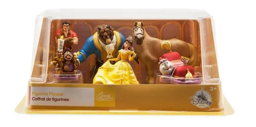 Beauty & The Beast- Set DE Figuras LA Bella Y LA Bestia (7,5 CM