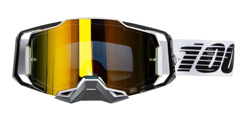 Antiparra 100% Armega Blanca Atmos Mirror Gold Lens