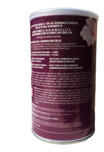 Colágeno Em Pó Pele Firme Top Marita Hidrolisado Hibisco