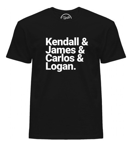 Playera Big Time Rush Kendall James Carlos Logan T-shirt