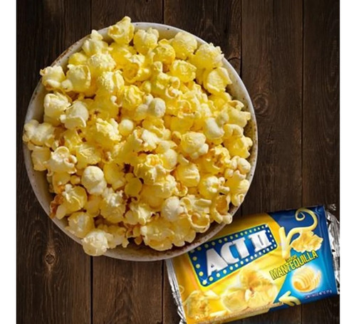 Act Ii Palomitas P/ Microondas Sabor Mantequilla 80 Gr