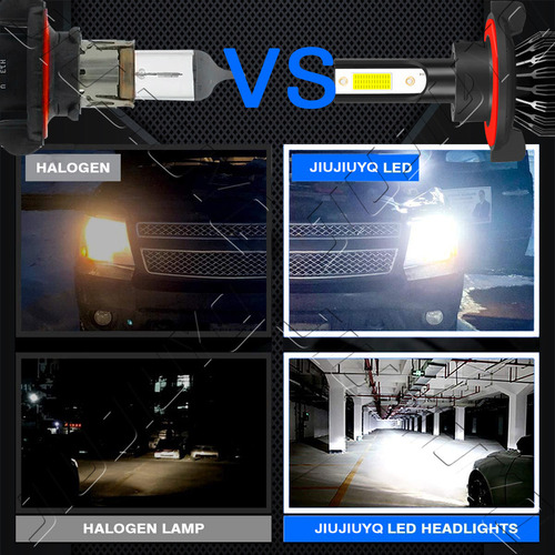 Kit Faros Luz Led H8 H13 14000lm Para Ford Haz Alta/baja