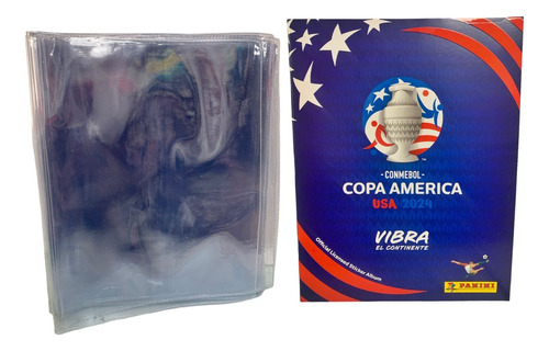 Album Pasta Blanda + Forro Protector Copa America 2024