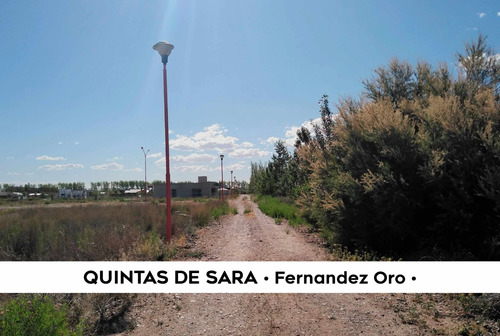 Imagen 1 de 11 de Terreno 1015 M2 Venta - Quintas De Sara F. Oro 