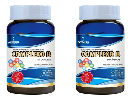 Complejo B Con Biotina 400mg (120 Cáps) Envío Gratis!! 