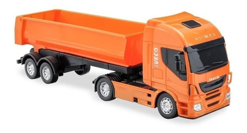 Caminhão Iveco Caçamba Basculante - Usual Brinquedo Cor Sortida