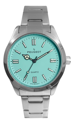 Reloj Deportivo Peugeot Para Mujer Con Pulsera De Acero Y Es