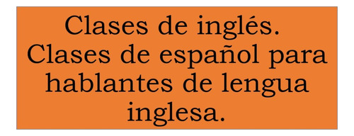 Clases De Español E Inglés
