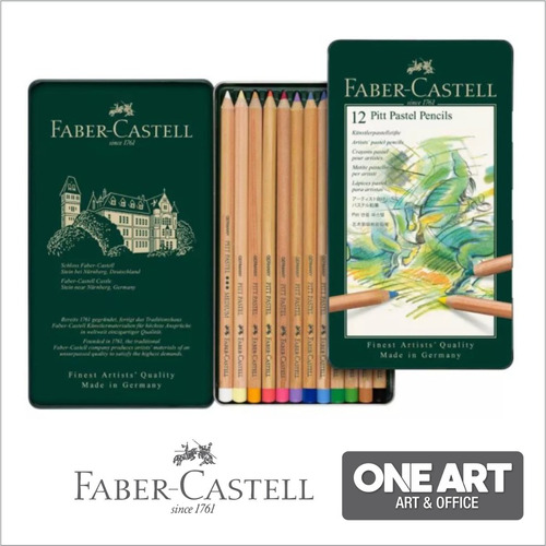 Lapices Faber Castell Pitt Pastel X 12 Colores Lata!