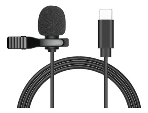 Mini Micrófono Lavalier Con Solapa, 1,5 M, Cable Usb