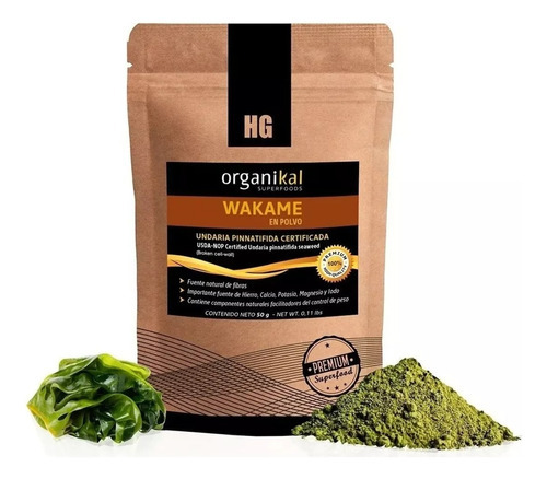 Organikal Superfoods Nori 500g Sabor Natural