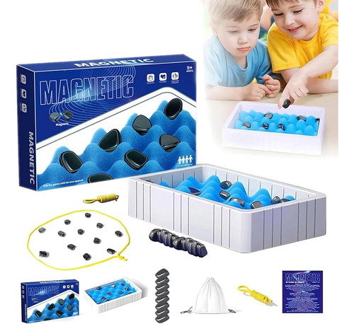 Juego De Mesa Magnetic Battle Chess Para Niños, Divertido Ju