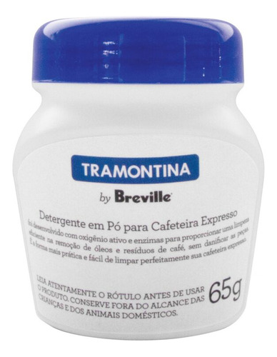 Detergente Em Pó Pote 65g Para Cafeteira Tramontina Breville
