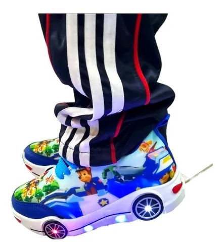 Tenis De Ni os Luces Led Personajes Caricaturas En Tendencia