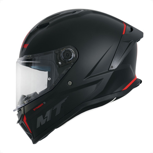 Capacete Stinger 2 Mt Helmets Solid A1 Preto-fosco