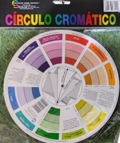 Círculo Cromatico Grande De 23 Cm En Español
