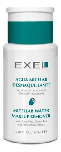 Agua Micelar Desmaquillante Aloe Vera Y Te Verde Exel 150 Ml