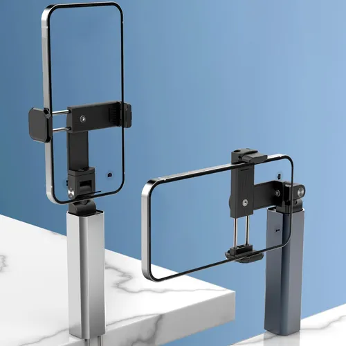 Soporte Para Teléfono De Viaje En Avión, Accesorios Gris