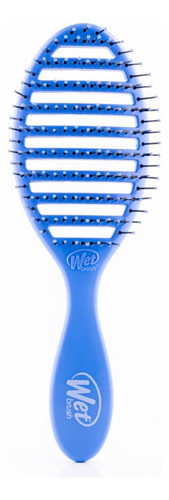 Cepillo de pelo Wet Brush Speed Dry Hollow Design, color azul cielo, azul cielo