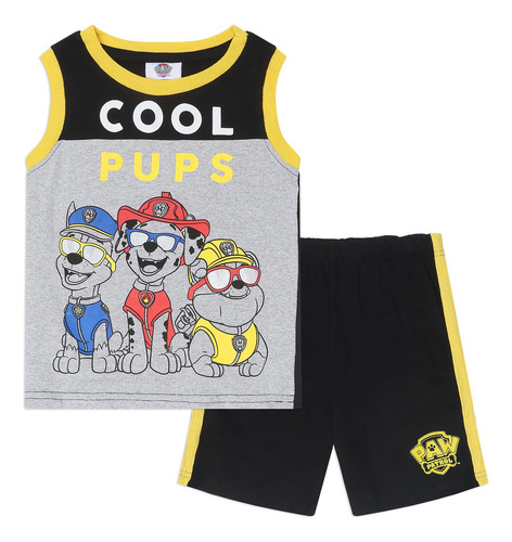 Conjunto De Ropa Nickelodeon Paw Patrol Marshall, Rubble Y +