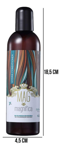 Shampoo Condicionador Hydra Reestrutura Fios Do Cabelo 240ml