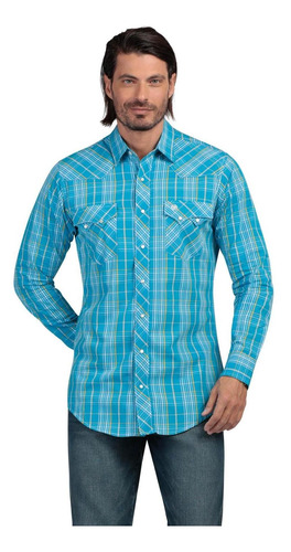 Camisa Moderna Manga Larga Wrangler Hombre 774