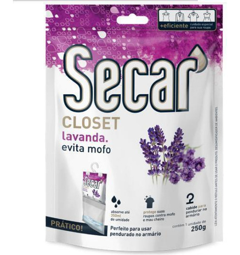 Anti Mofo Secar Closet 9x250g - Lavanda