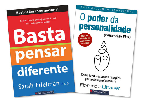 Kit - Basta Pensar Diferente + O Poder Da Personalidade
