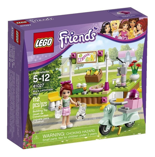Lego Friends 41027 Mia's Lemonade Stand Puesto De Limonadas