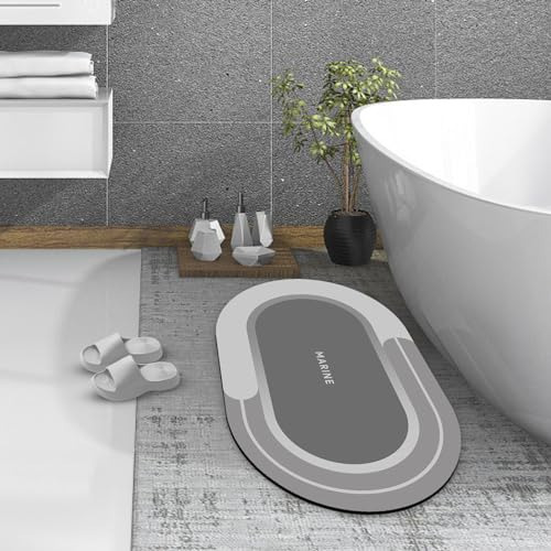 Tapete De Baño Súper Absorbente, Tapete De Baño De Secado Rá