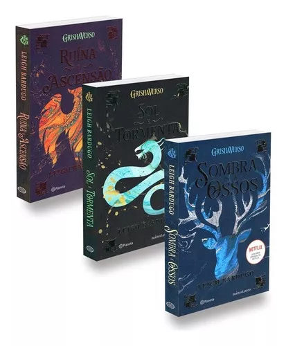 Box Trilogia Completa Sombra E Ossos 3 Volumes Série Netflix