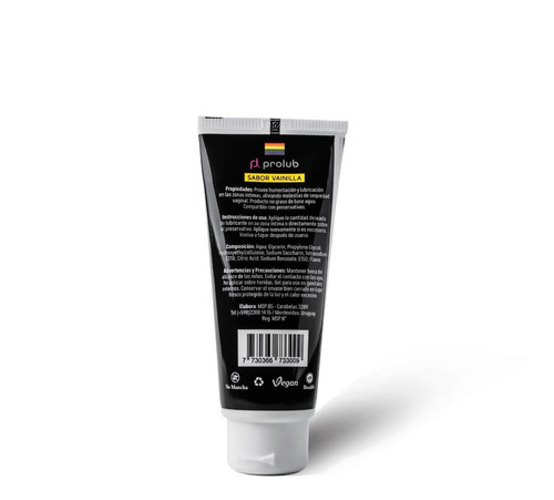 Gel Lubricante Anal Vaginal Prolub Passion Vainilla 80g