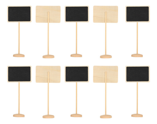 Tarjetas De Mesa Tipo Pizarra, 10 Unidades, Miniletreros De
