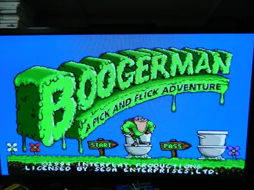 Boogerman A Pick Flick Adventure Original Tectoy Mega Drive
