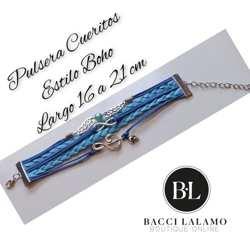 Pulsera Cueritos Estilo Boho Diferentes Diseños Ajustable