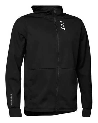 Chaqueta Fox Defend Drive Windblock Zip Negro 